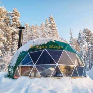 Winter Snow Insulation Warm Campsite Family Vacation Tour Children Event Dome Tent