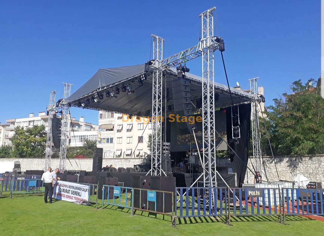 Aluminum Outdoor Event Concert Roof Truss For Hanging Speakers 14x10x12m