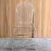 New acrylic crystal princess chair, transparent queen chair, integrated PC bamboo chair, supplied by manufacturer