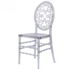 Hot selling crystal Napoleon bamboo chair acrylic disassembly wedding chair outdoor activity portable chair