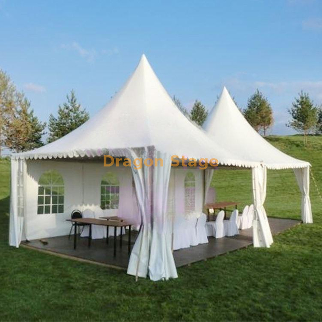 5*5M 7*7M 10*10M Outdoor Event Trade Fair Exhibition Canopy House Banquet Wedding Pagoda Tent