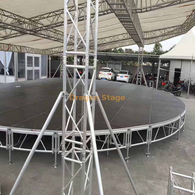 Aluminum Round Small Church Stage