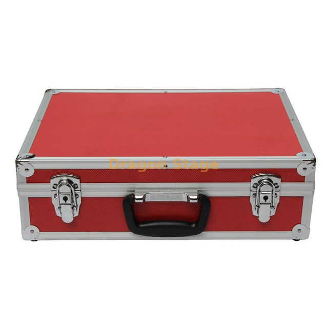 Event Red Custom Hard Aluminum Tool Suitcase With Foam