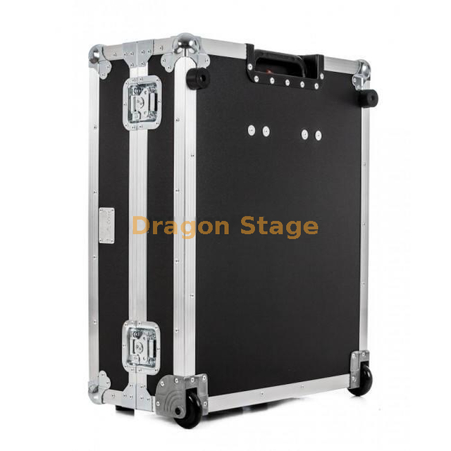 Movable Plywood Trolley Party Aluminum Flight Case with Butterfly Lock