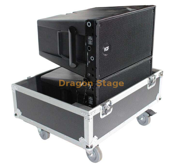 Party Aluminum Flight Case Hardware With Foam And Wheels