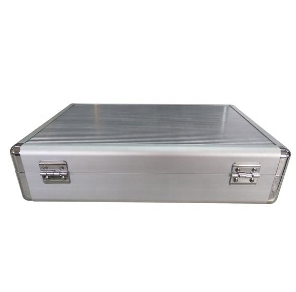 aluminum silver briefcase