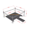 Aluminum Catwalk Fashion Show Runway Stage Trussing Setup 12x10x6m