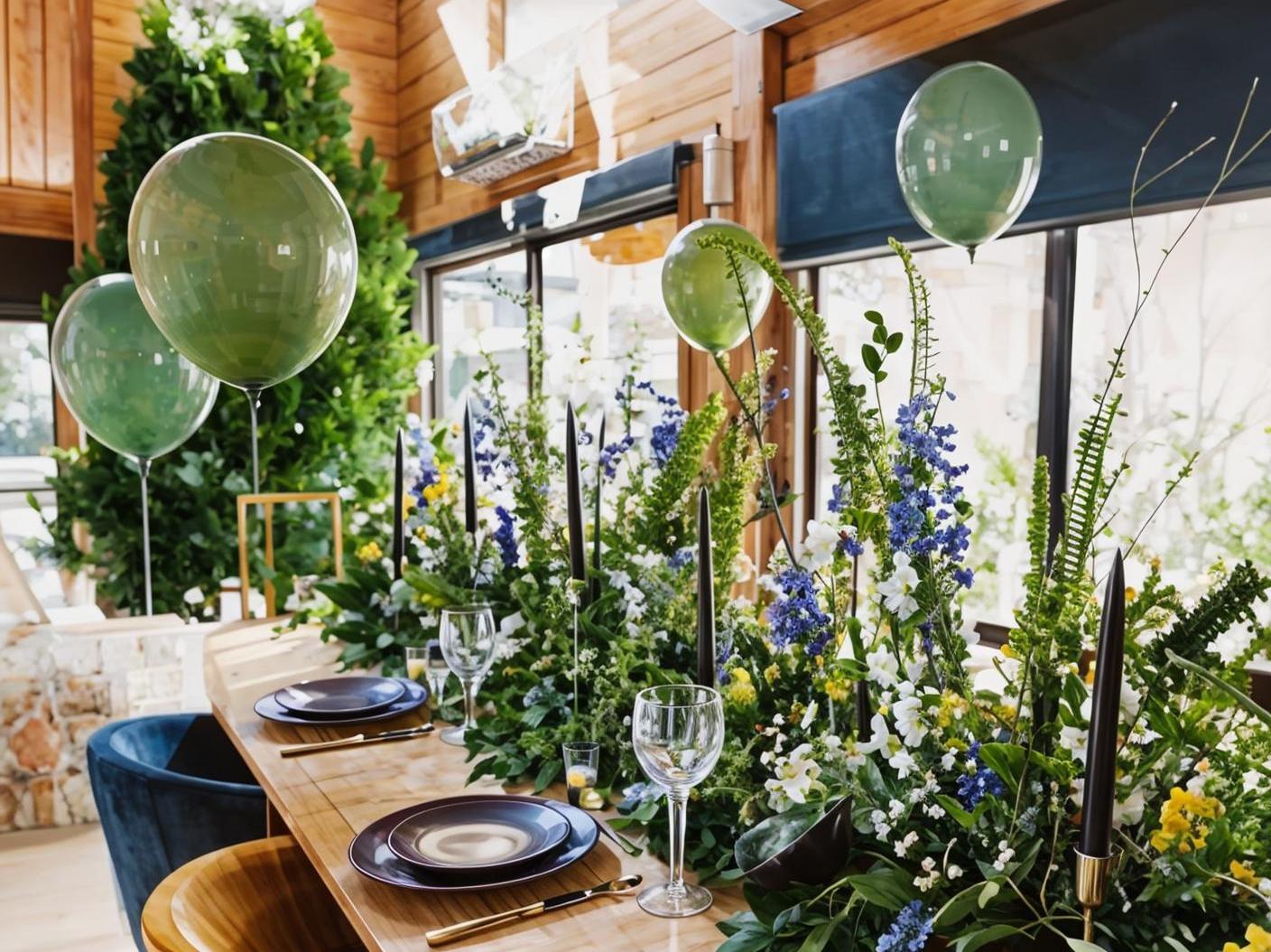 How To Decorate A Home Party with Plastic Flower?