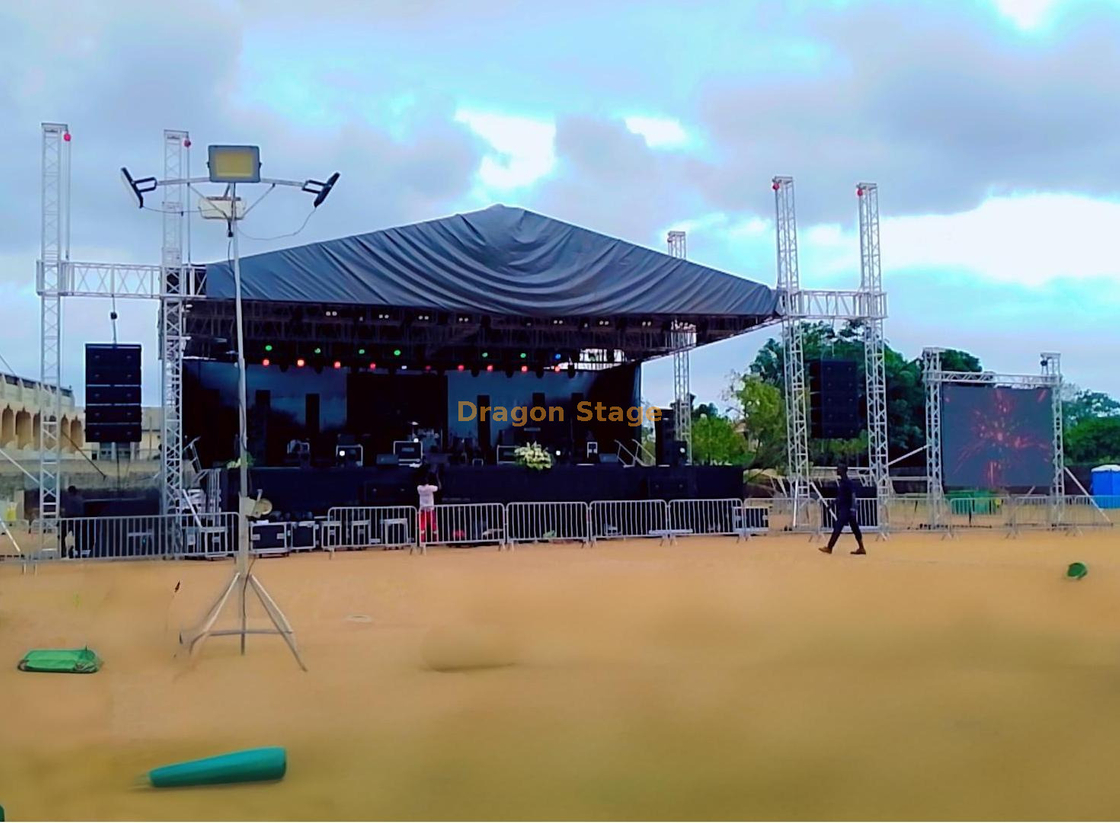 Event Sound Stage System With Roof Truss 16x12x10m