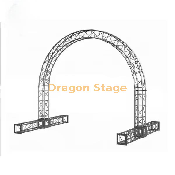 3x3m Aluminum Alloy Curved Arch Truss System – Portable Mobile Gantry for Events & Exhibits
