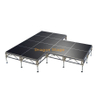 4.88x4.88m T-Shape Portable Aluminum Stage System | 0.4m–0.8m Adjustable Height Modular Platform