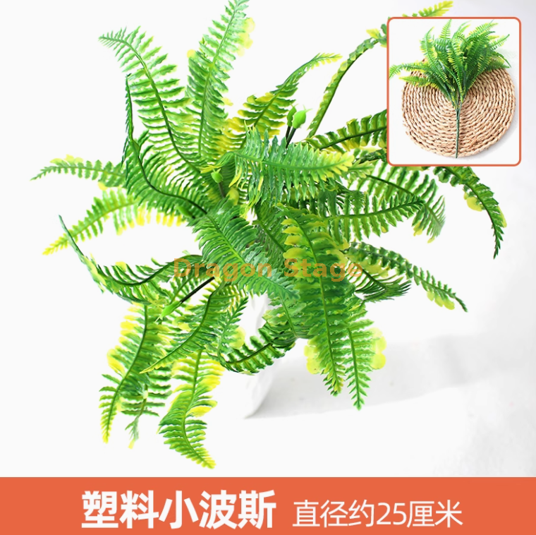 绿色 塑料小波斯1枝