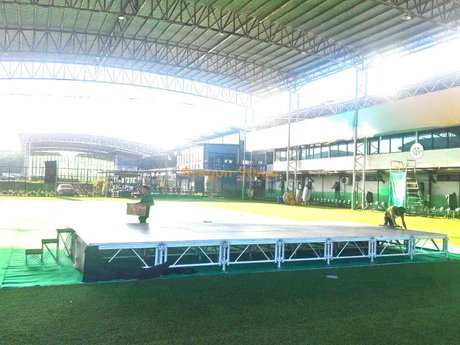 Wedding Mobile Portable Aluminum Collapse Stage 20.74x4.88m