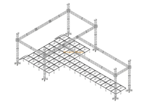 Custom Outdoor Concert Show Stage Truss System 