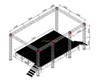 Custom Dj Lighting Stage Truss 8.58x5x4m