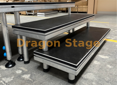 0.4m High 2-Step Quick Stage Stairs