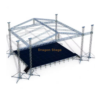 Aluminum Outdoor Silver Lighting Event Truss 12x12x12m
