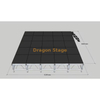 Outdoor Aluminum Simple Church Stage Designs 6.1x6.1m Height 0.6-1m