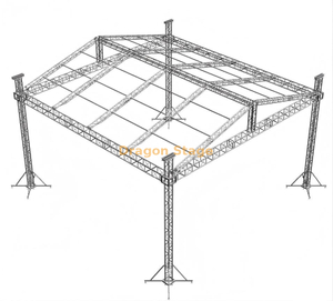 Aluminum Truss Lighting Truss System with Roof 8x6x6m