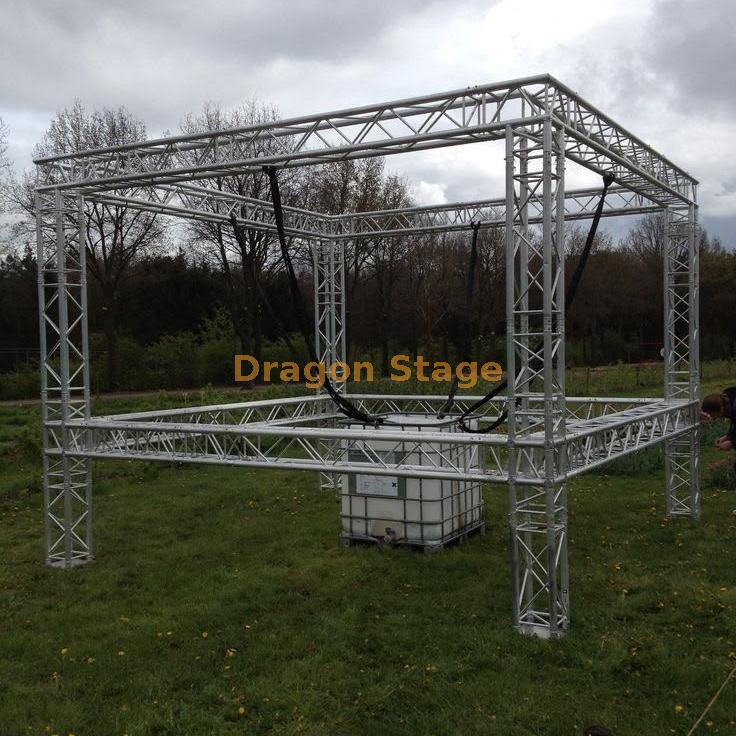 Custom Outdoor Aluminum Truss Structure for Temporary Events and Equipment Support