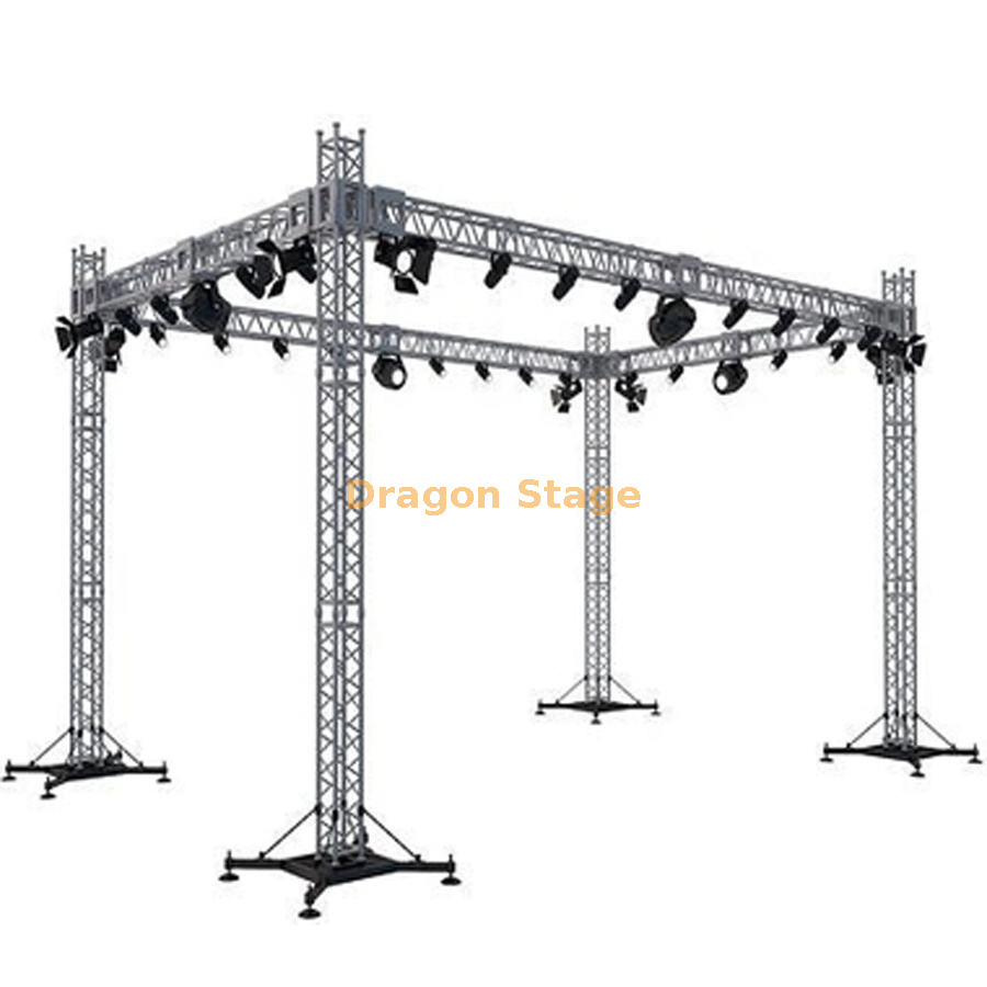 8x6x7m Aluminum Lighting Truss System (290mm Spigot Ground Support Truss for Events & Concerts)