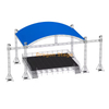 20x10x6m Motorized Aluminum Curved Roof Stage Truss System with Speaker Wings