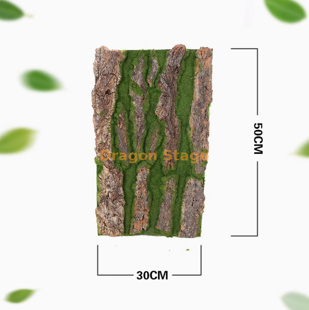 Pipe decoration, tree bark, drainage pipe obstruction, beautification, artificial creative pine tree, 30x50cm encrypted version