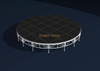 Aluminum Wedding Round Stage 7m Diameter
