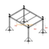 7x5x6m Compact Flat Roof Truss System (Aluminum Spigot Ground Support Truss)