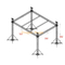 7x5x6m Compact Flat Roof Truss System (Aluminum Spigot Ground Support Truss)