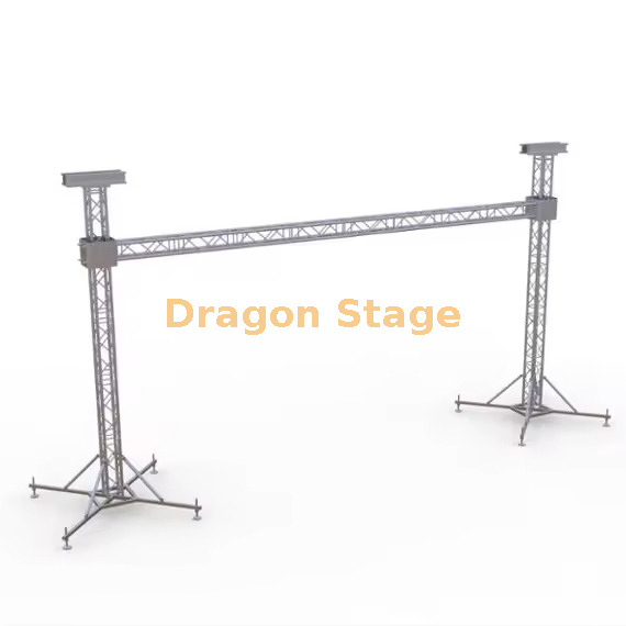 Aluminum Outdoor Hanging LED Screen Backdrop Stage Truss System 7x5m