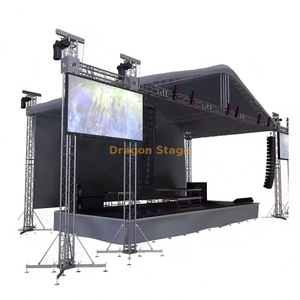 Outdoor Aluminum Stage Truss System with PA Wings System 40ft * 50ft * 26ft