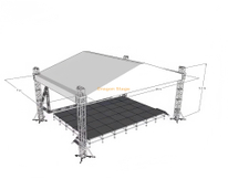 TUV Certified Blot Truss Canopy for Stage/Event/Party 10x7x5m