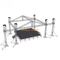Outdoor Peak Roof Aluminum Stage Truss System 8x6x5m with Speaker Wings