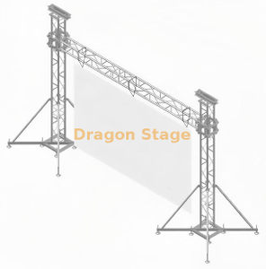 6x5m Aluminum Portable Hanging Display Led Truss for 20x10ft Led Screen