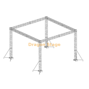 Portable Modular Truss Kits for Quick Assembly Aluminum Stage 4x4x3m