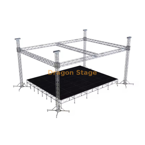14x7x7m Aluminum Flat Roof Stage Truss System for Concerts & Events