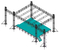 9x7x6m Flat Roof Aluminum Stage Truss System with 6m Height & 3m Speaker Wings